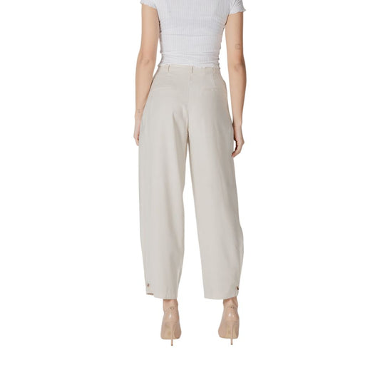 Cream Viscose Pant