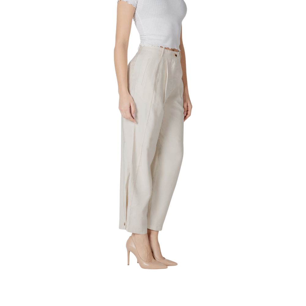 Cream Viscose Pant