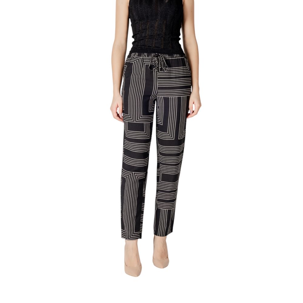 Black Viscose Pants