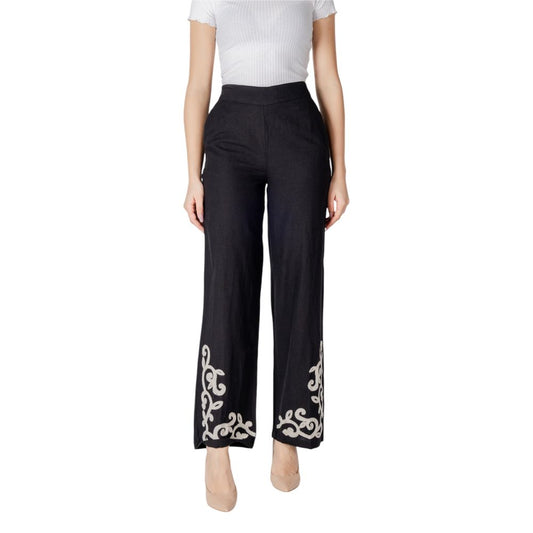 Black Viscose Pant