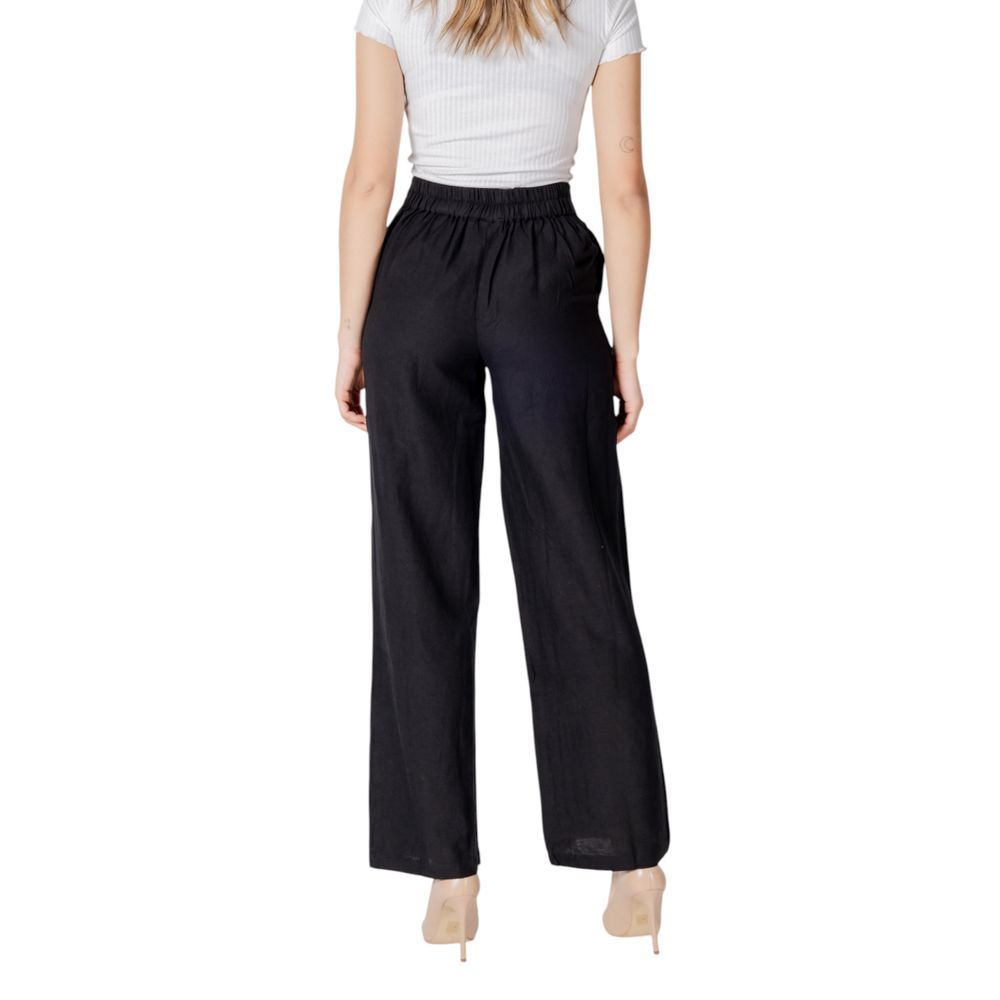 Black Viscose Pant