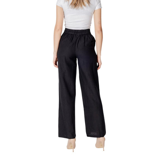 Black Viscose Pant