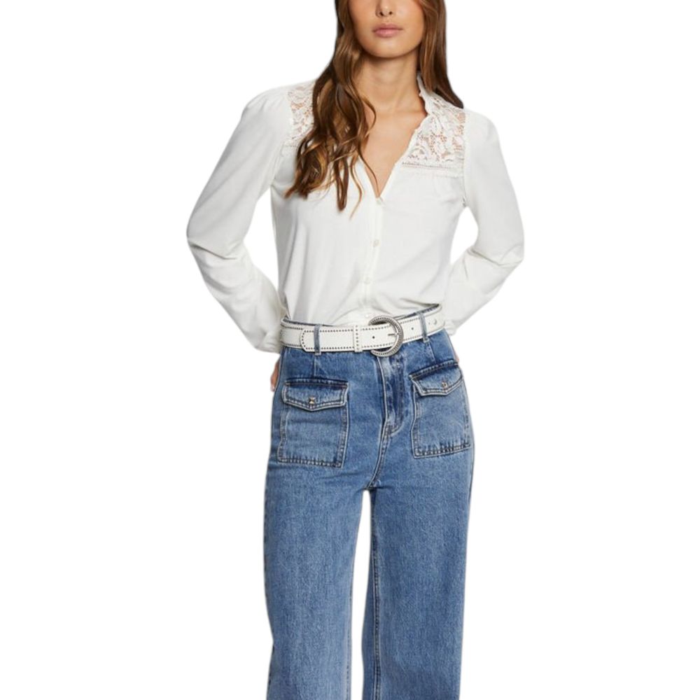 White Polyester Shirt