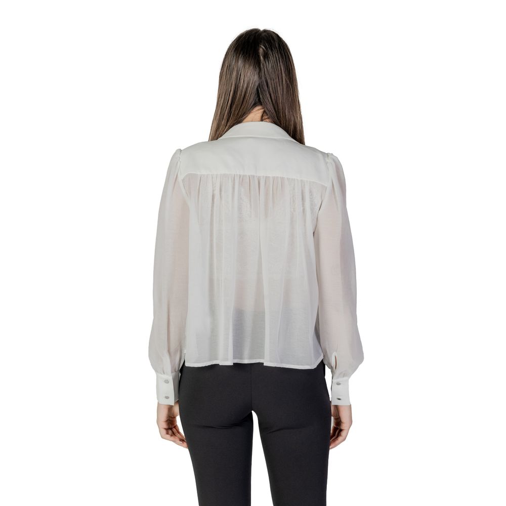 White Polyester Blouse