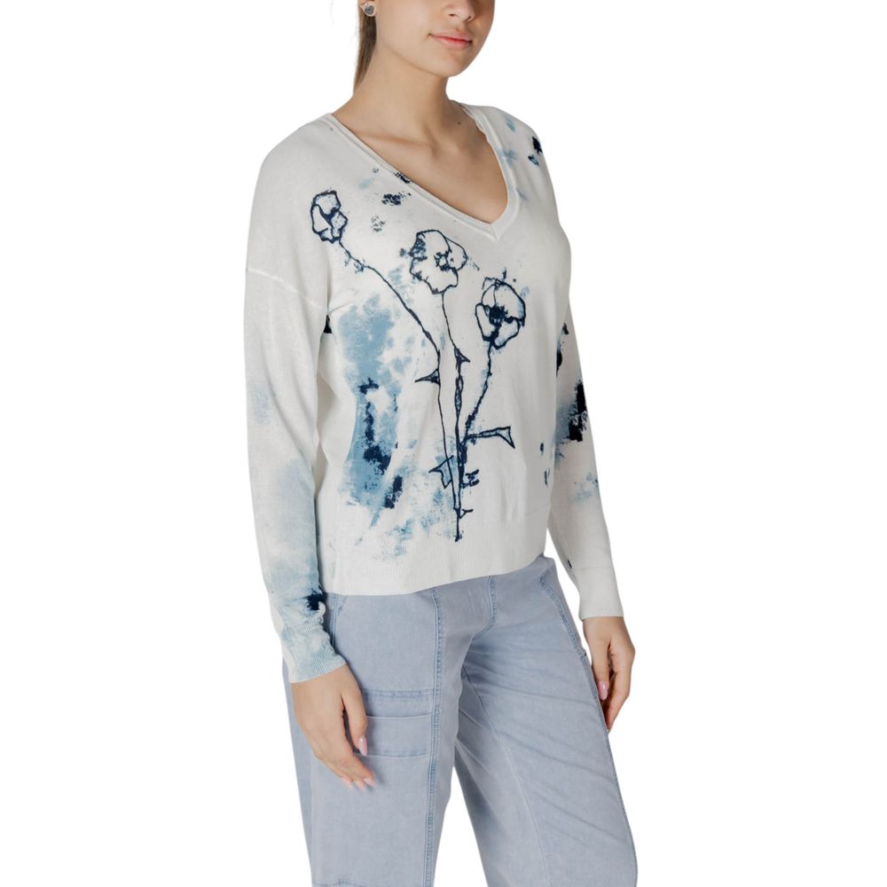 White Viscose Sweatshirt