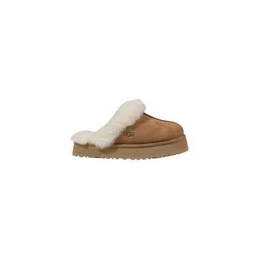 Beige Suede Leather Slippers