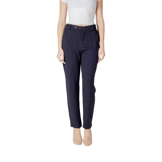 Blue Viscose Pant