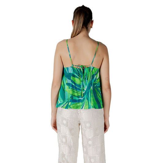 Green Viscose Tank Top