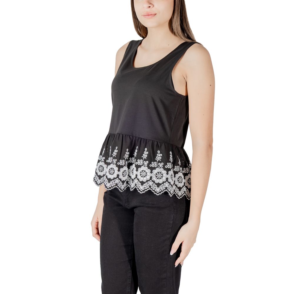 Black Cotton Tank Tops