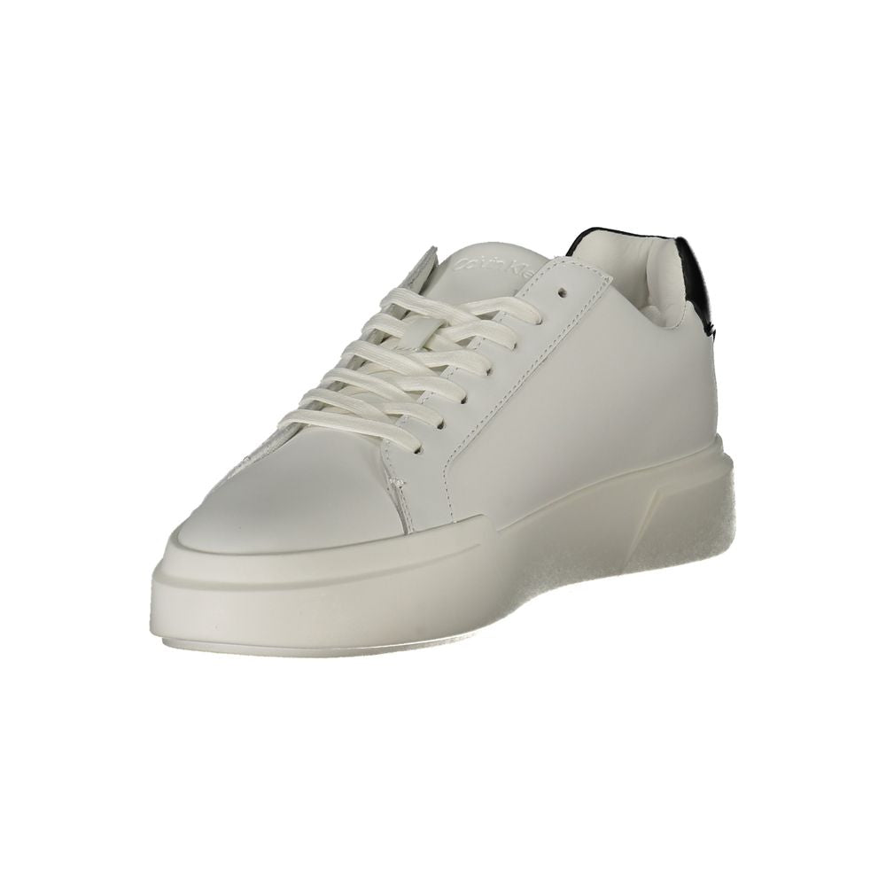 White Leather Men Sneaker