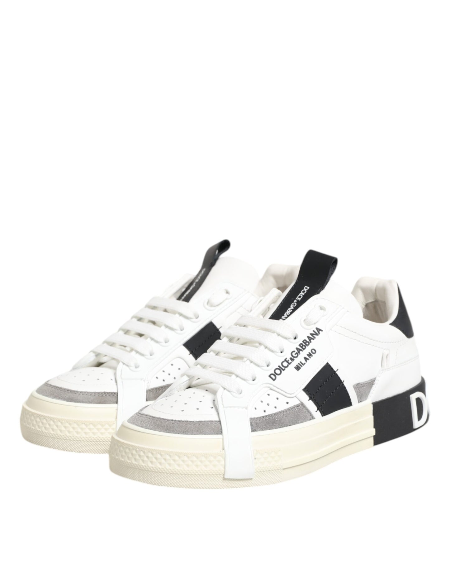 White Leather Custom 2.Zero Sneakers Shoes