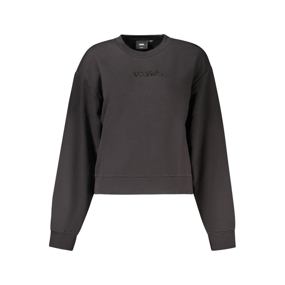 Black Cotton Women Sweater
