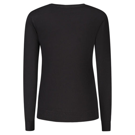 Black Viscose Women Sweater
