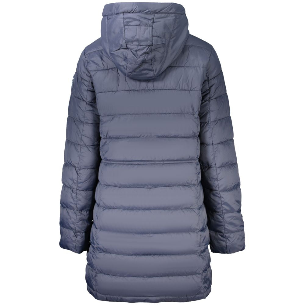 Blue Polyamide Women Jacket