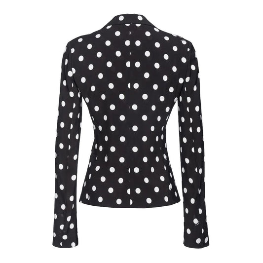 Black Viscose Women Blazer