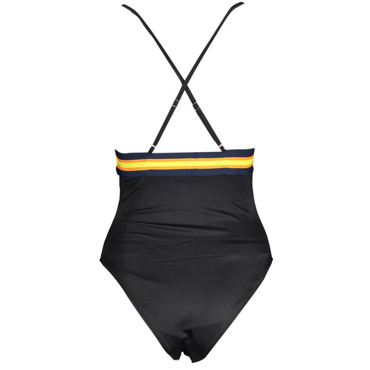 Black Elastane Swimwear