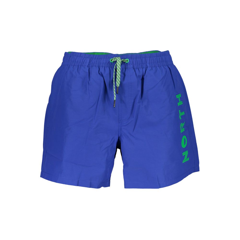 Blue Cotton Swimwear