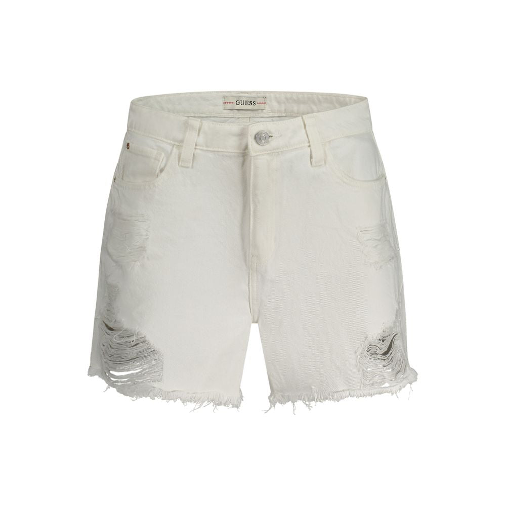 White Cotton Short