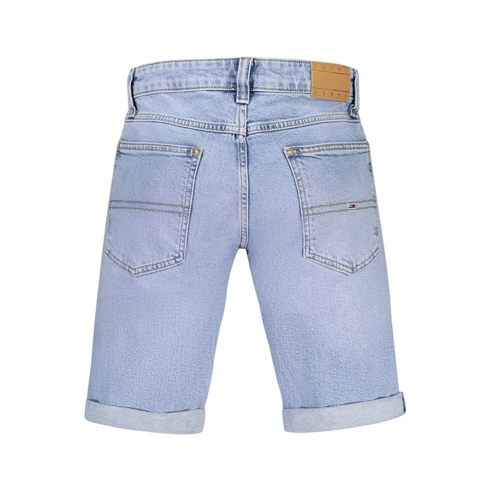 Blue Cotton Short