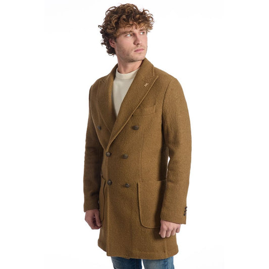Brown Wool Men's Jacket