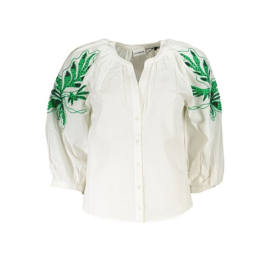 White Polyester Shirt
