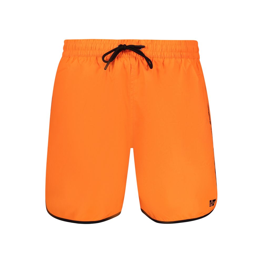 Orange Polyamide Swimwear
