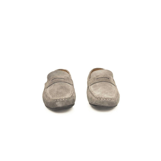 Gray Cowhide Men's Loafer