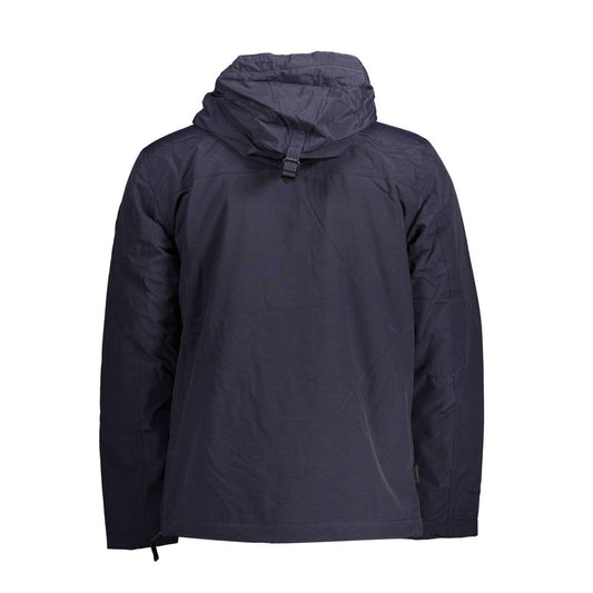 Blue Polyamide Jackets & Coat