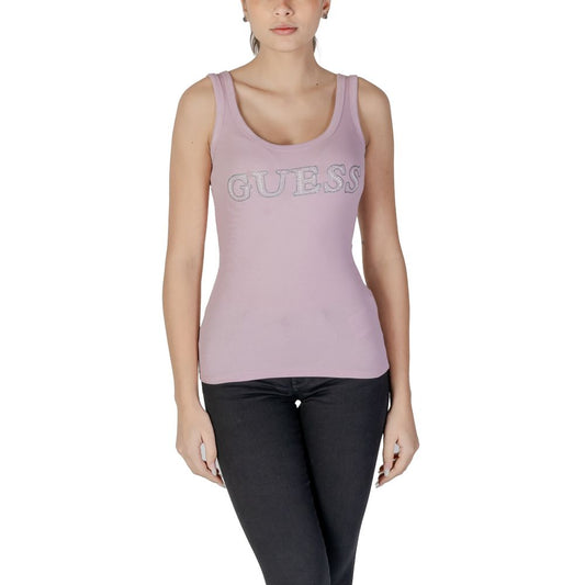 Purple Cotton Tank Top