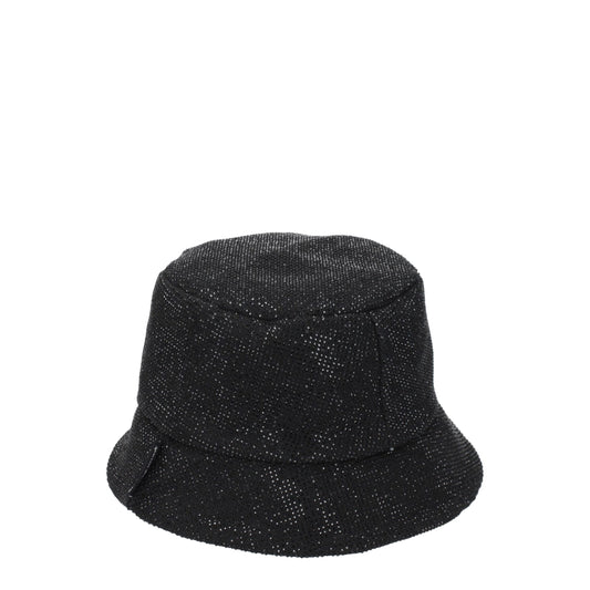Black Cotton Bucket Hat