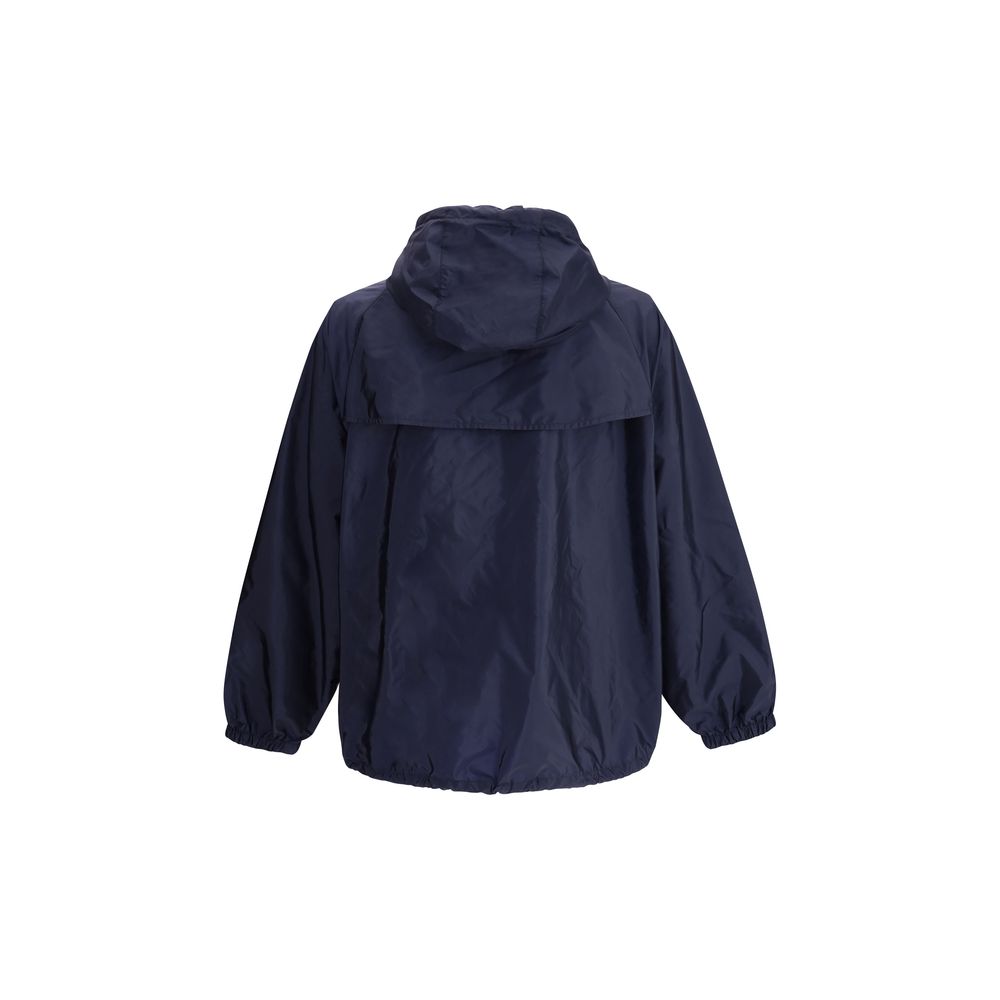 Blue Recycled Polyamide Shell Jacket