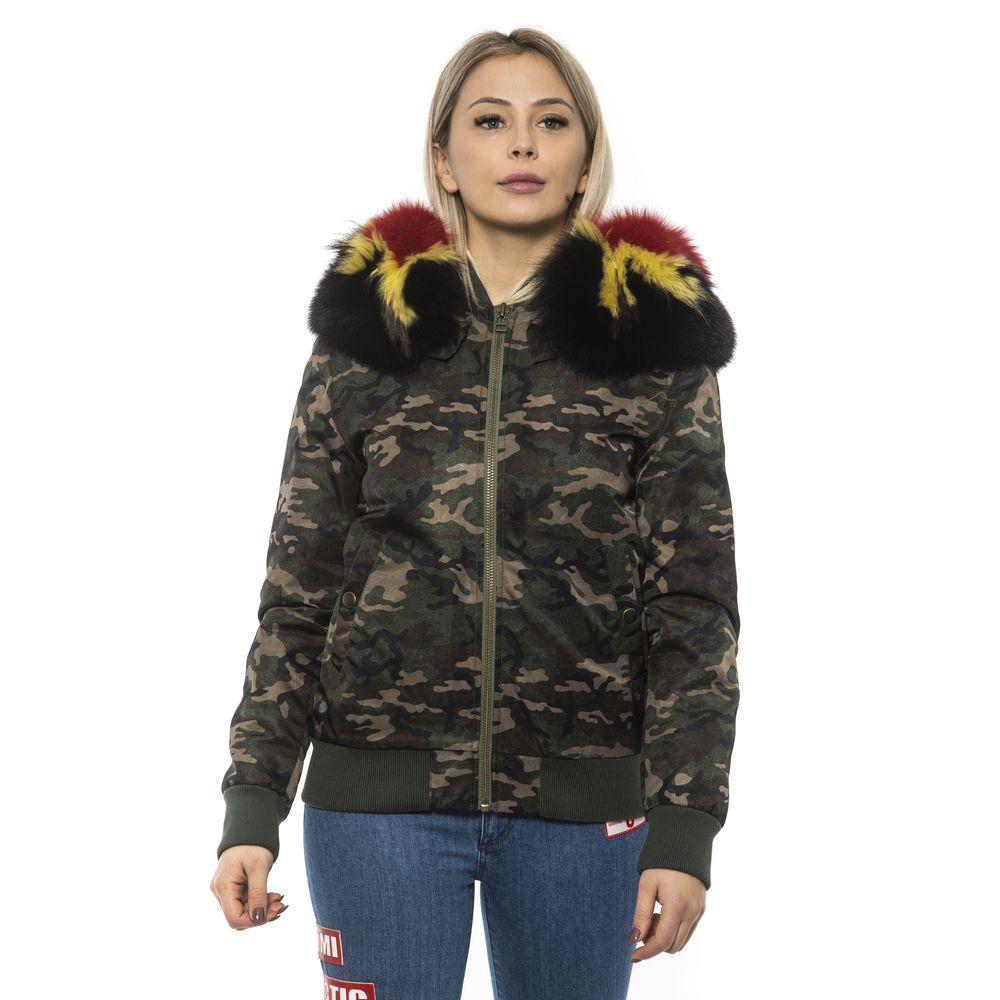Army Polyamide Women Bomber Jacket