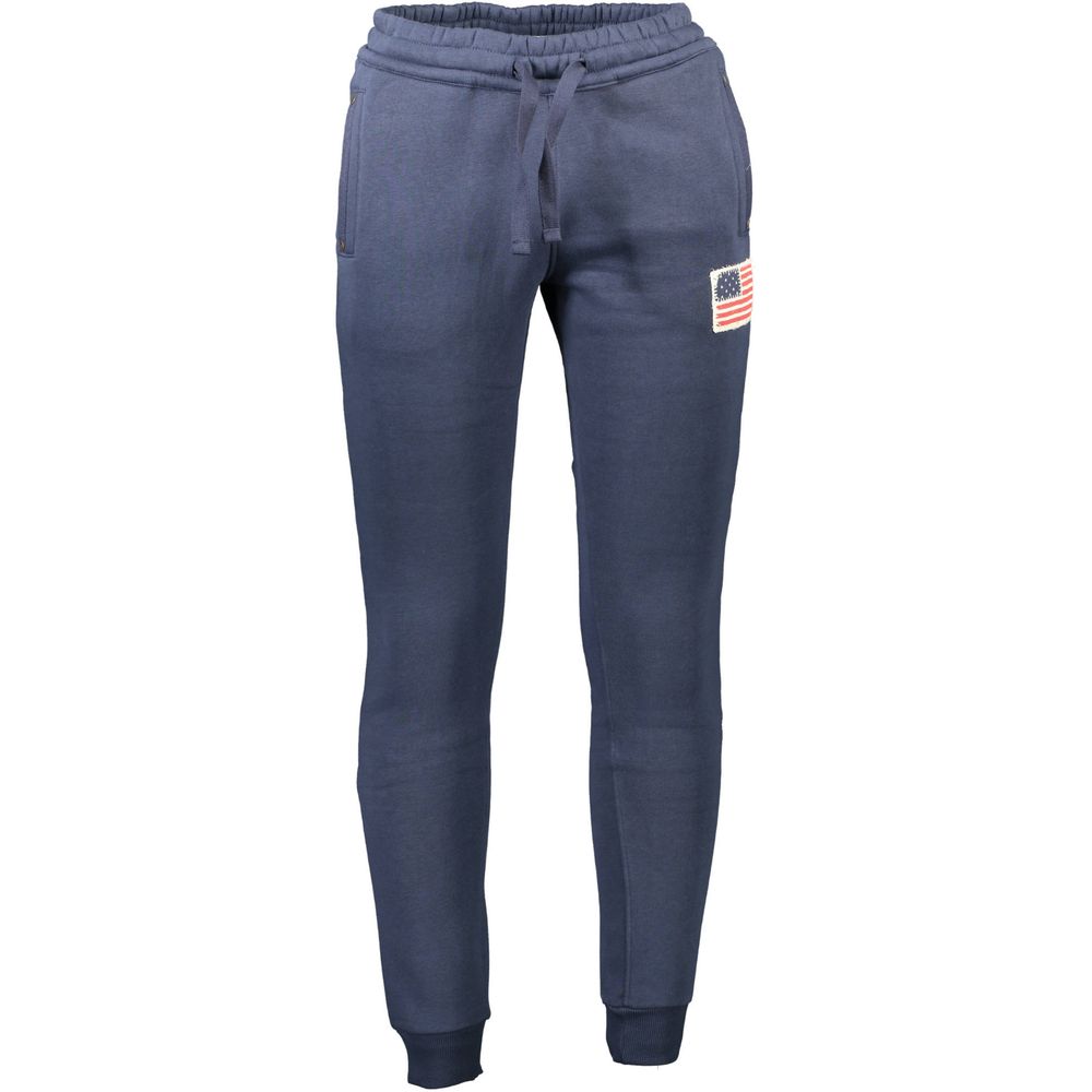 Blue Cotton Pant