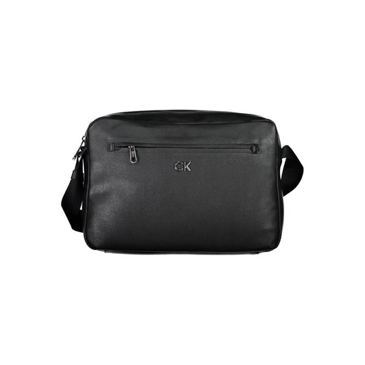 Black Polyester Handbag