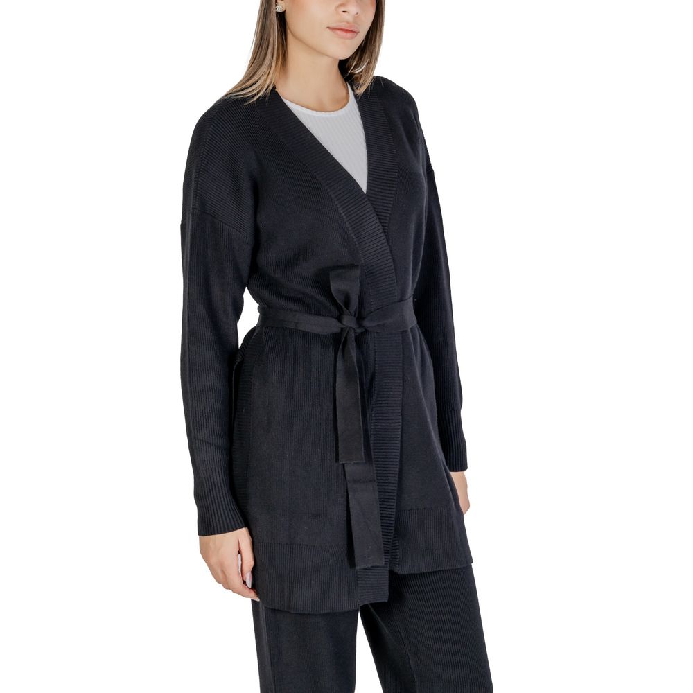 Black Viscose Cardigan