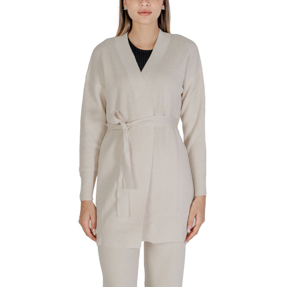 Beige Viscose Cardigan