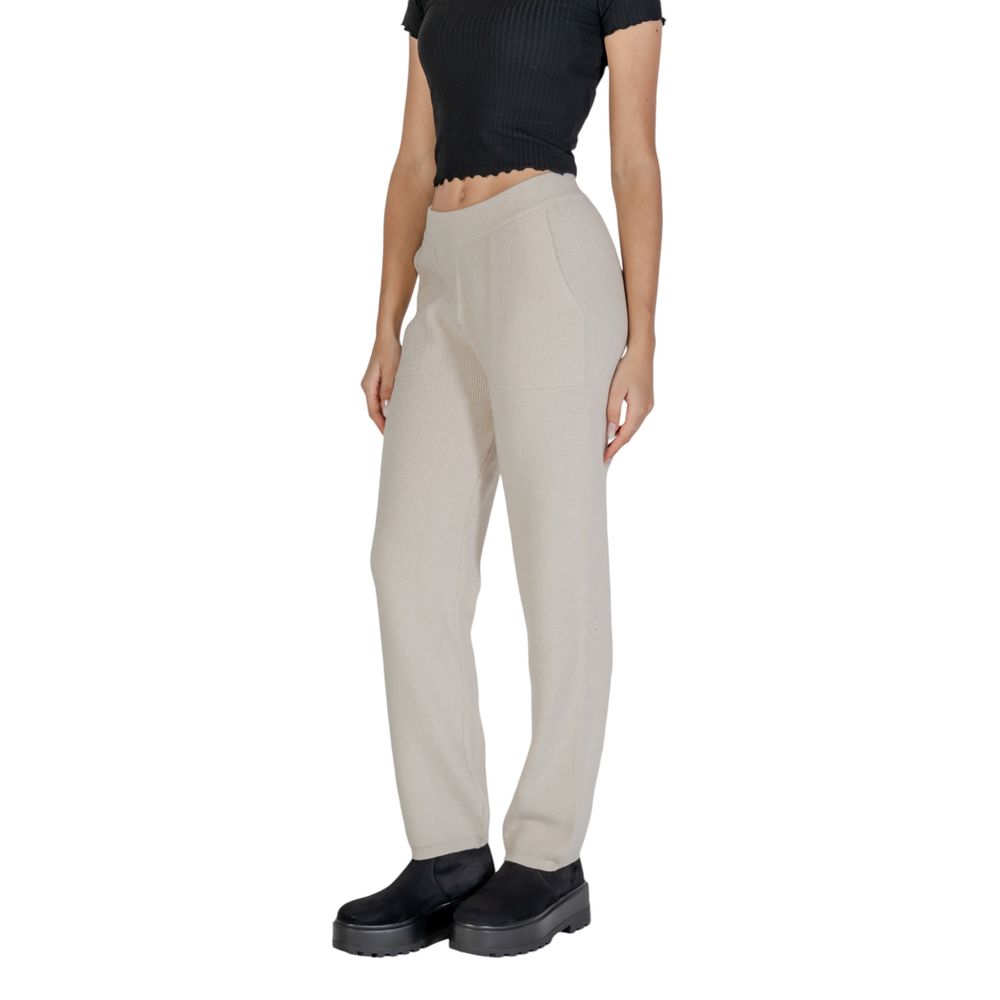 Beige Viscose Pant