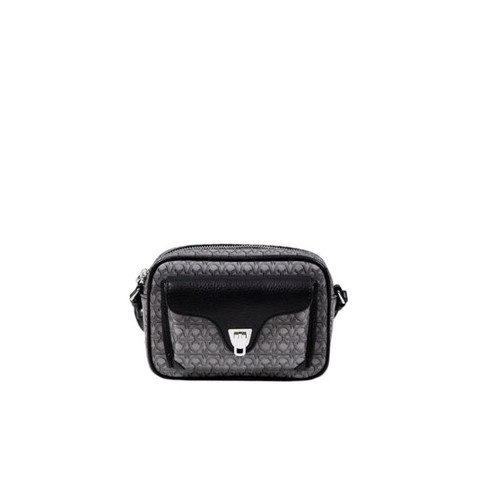 Bicolor Leather Handbag