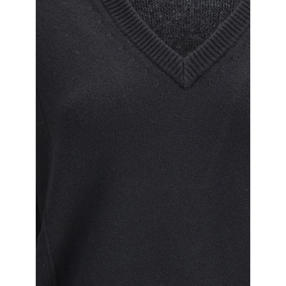 Black Wool Sweatshirt