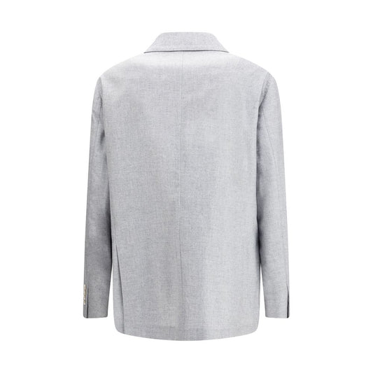 Gray Wool Blazer