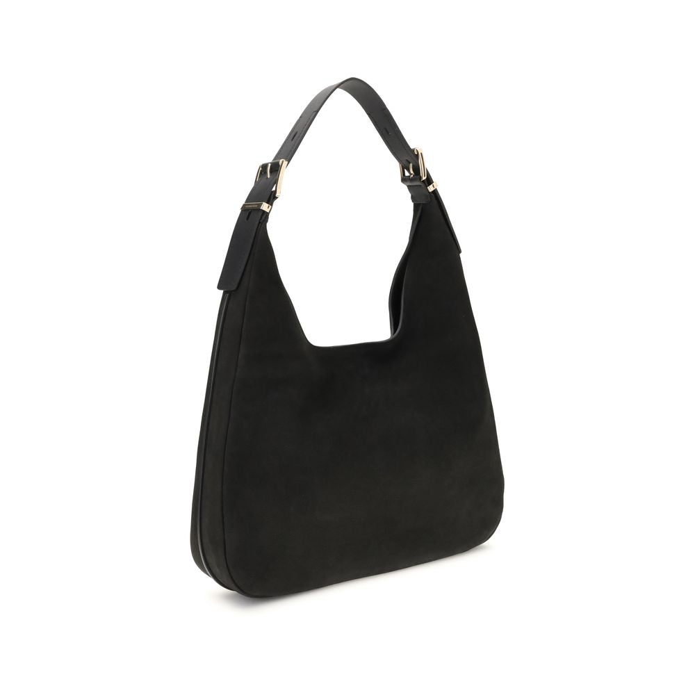 Black Calf Leather Bos Taurus Shoulder Bag