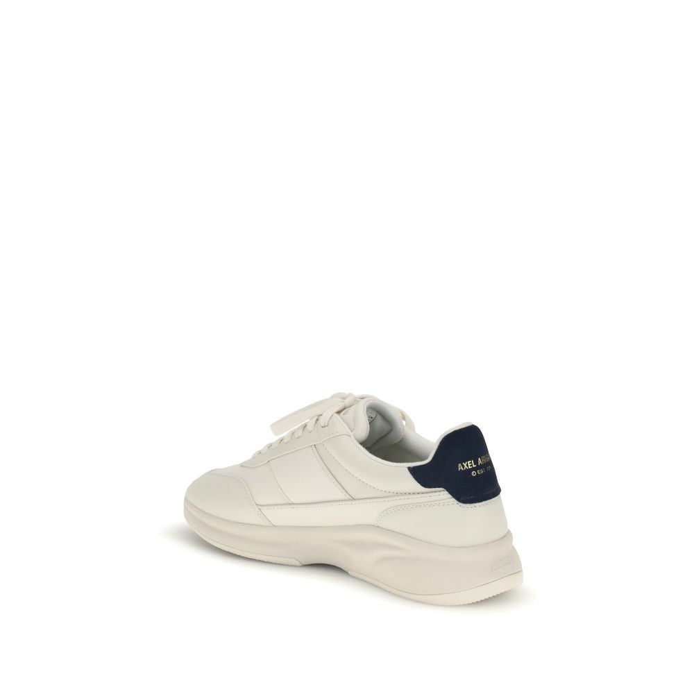 White Leather Athletic Sneakers