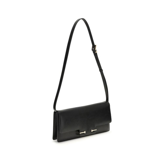 Black Leather Shoulder Bag