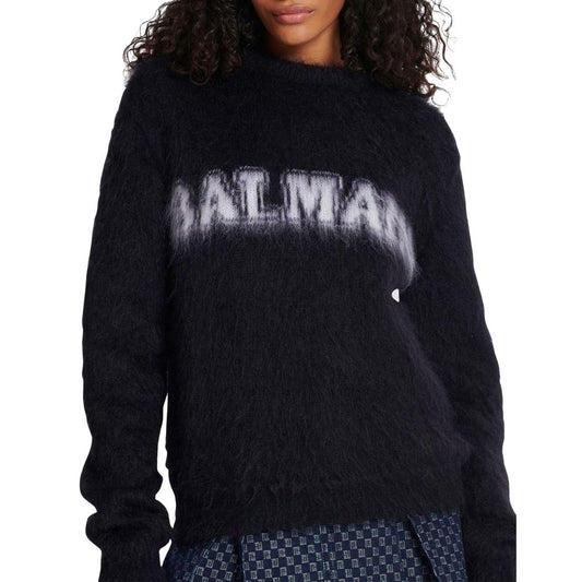Black Mohair Sweatshirt