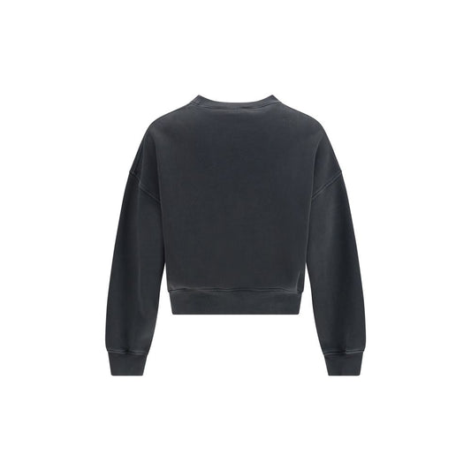 Black Cotton Sweatshirt