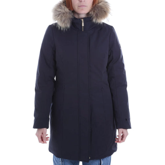 Blue Nylon Jackets & Coat