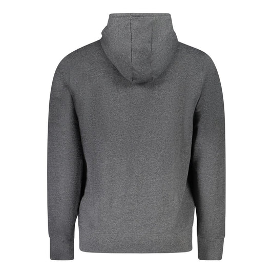Gray Recycled Cotton Men Sweater