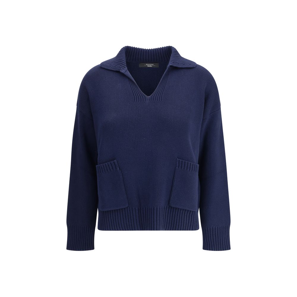 Blue Cotton Sweatshirt