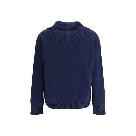 Blue Cotton Sweatshirt