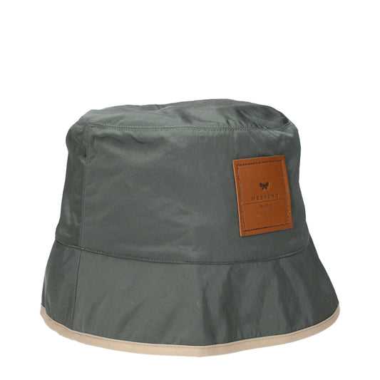 Green Polyamide Bucket Hat